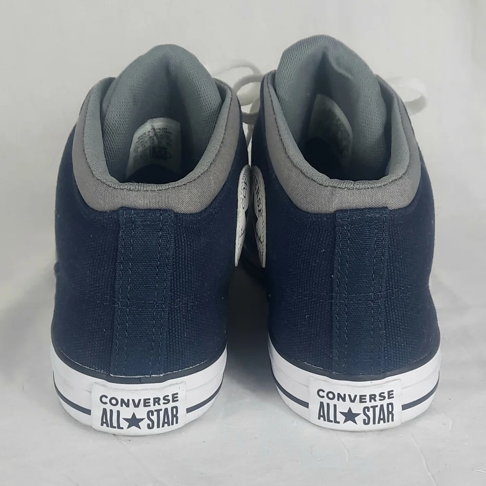 Converse All Star Chuck Taylor Unisex Hightops Mens Size 10 Womens 12 Gray Blue - Picture 6 of 11